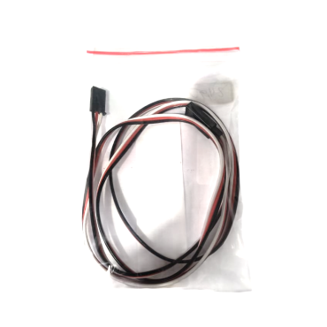 EXTENSÃO DE SERVO COM PLUG FUTABA 90CM FLYERMOD FLM FUTEXT90